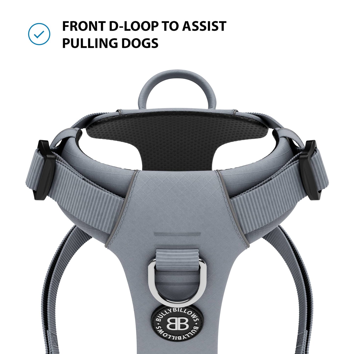 Air Harness | Anti-Pull & With Handle - Grey