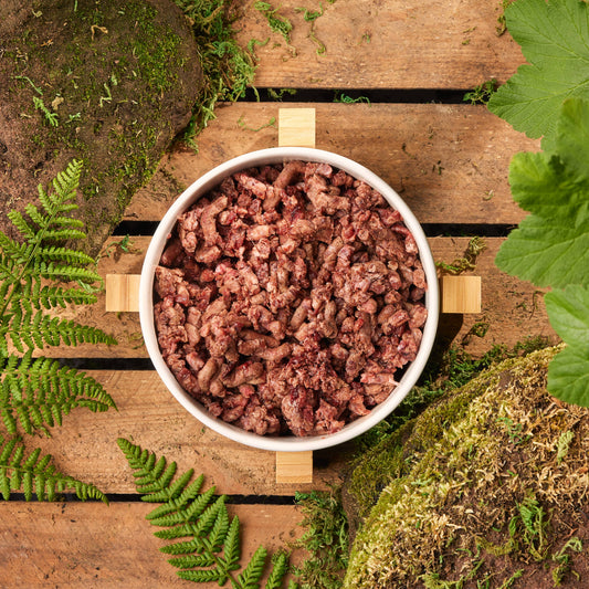 Raw Turkey, Lamb and Offal