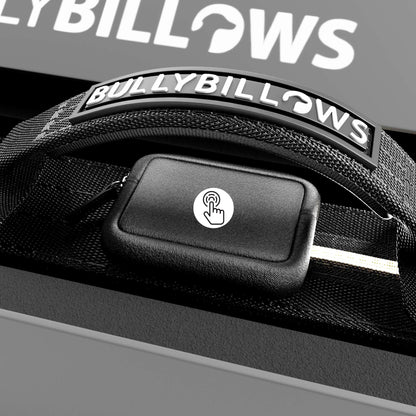 5cm Light Up LED Combat® Collar | With Handle & Secure Clip - Black