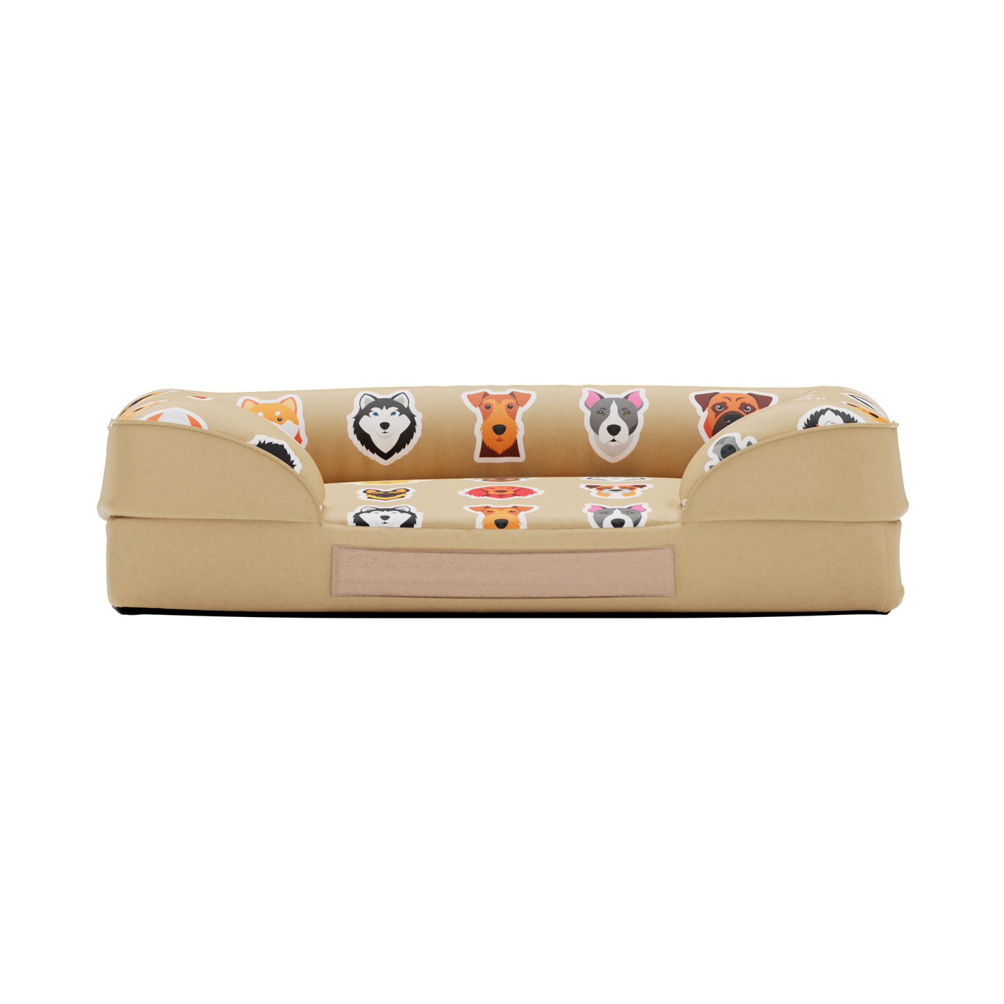 Luxury Dog Bed - Beige Edition | Add your dogs name