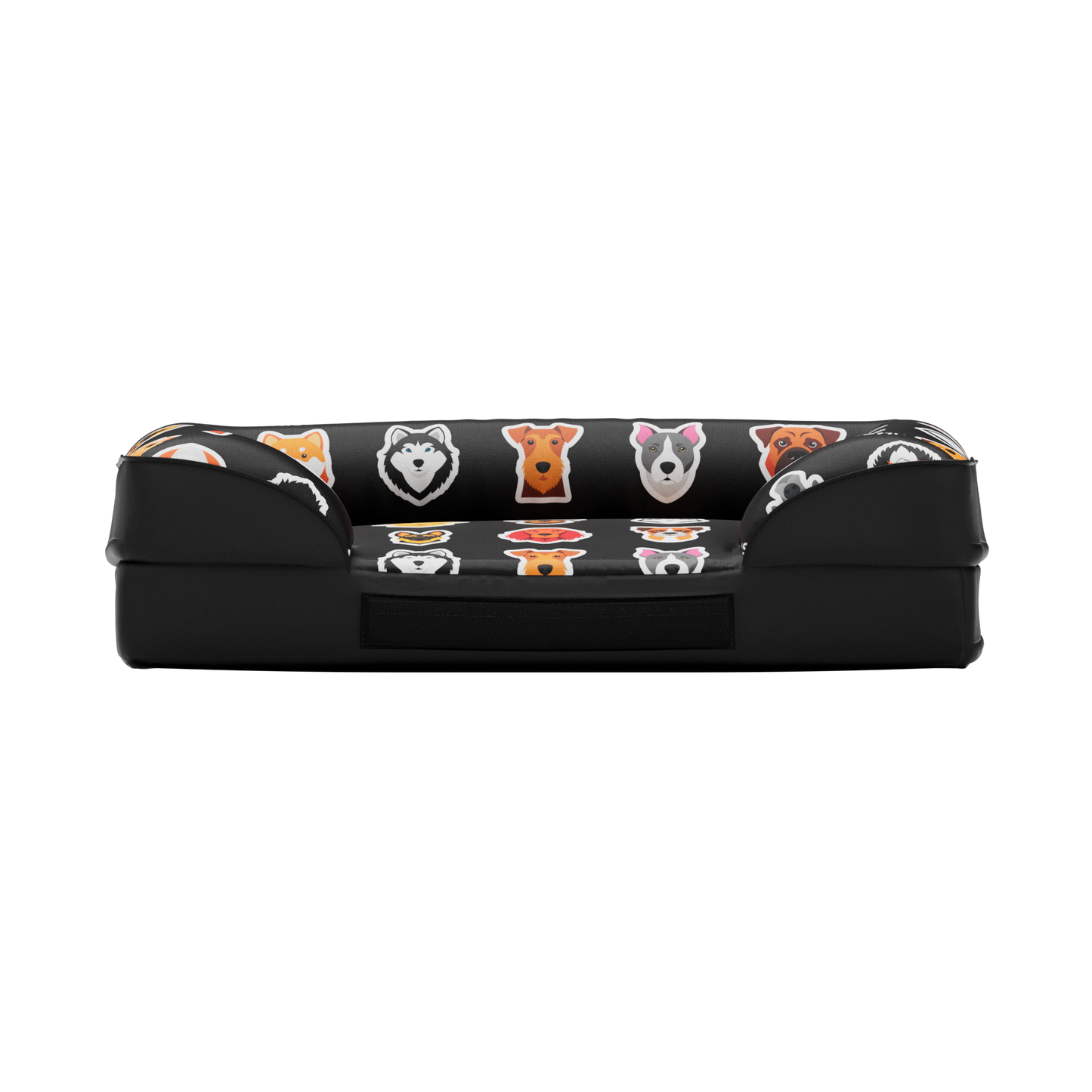 Luxury Dog Bed - Black Edition | Add your dogs name