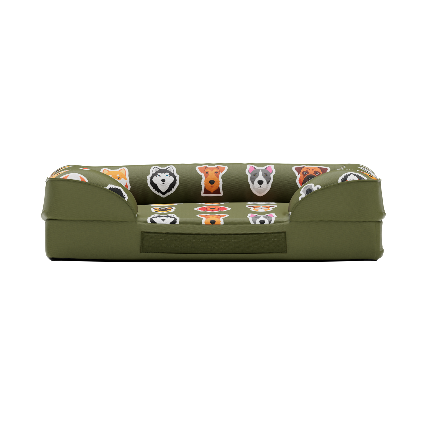 Luxury Dog Bed - Sage Edition | Add your dogs name