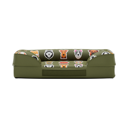 Luxury Dog Bed - Sage Edition | Add your dogs name