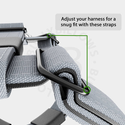 Anti-Pull TRI-Harness® | Training Dog Harness for All Breeds - Metal Grey