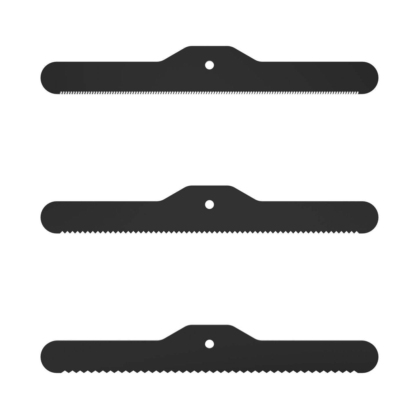 3-Piece Spare Deshedding Blade Set - Black