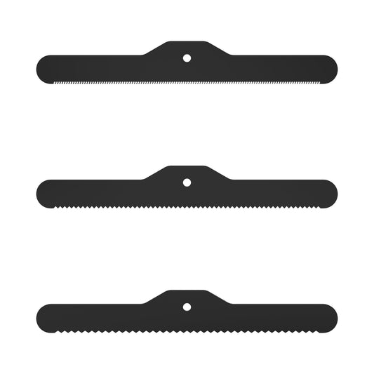 3-Piece Spare Deshedding Blade Set - Black