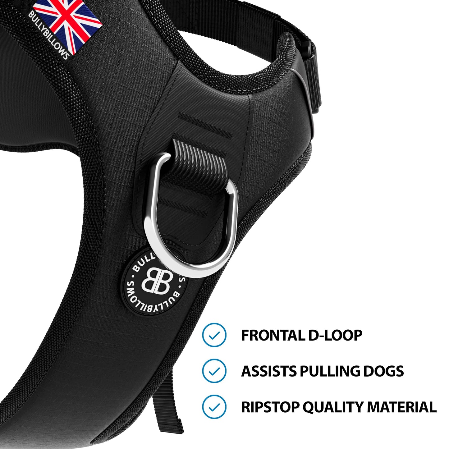Anti Pull Hurricane Harness Lighter | With Handle - Black