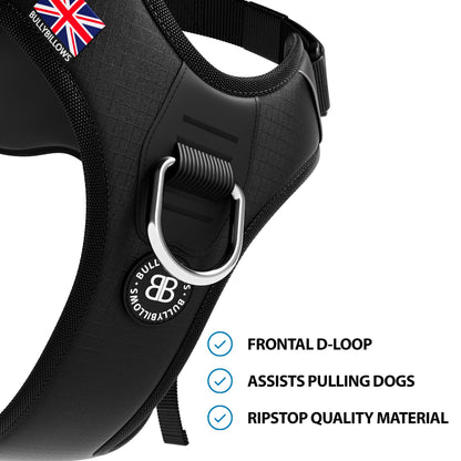 Anti Pull Hurricane Harness Lighter | With Handle - Black