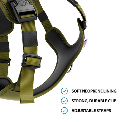 Anti Pull Hurricane Harness Lighter | With Handle - Olive Green