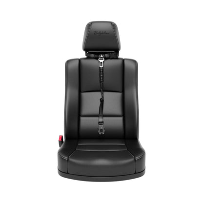 Headrest Car Seatbelt Safety Travel Accessory - Black