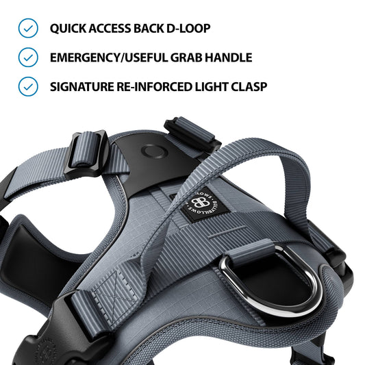 Anti Pull Hurricane Harness Lighter | With Handle - Grey