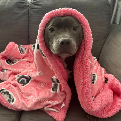 MYLA Pink Edition| Luxury Human & Dog Blanket