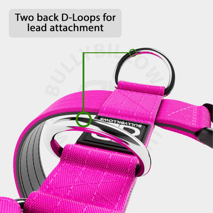 Anti-Pull TRI-Harness® | Training Dog Harness for All Breeds - Magenta