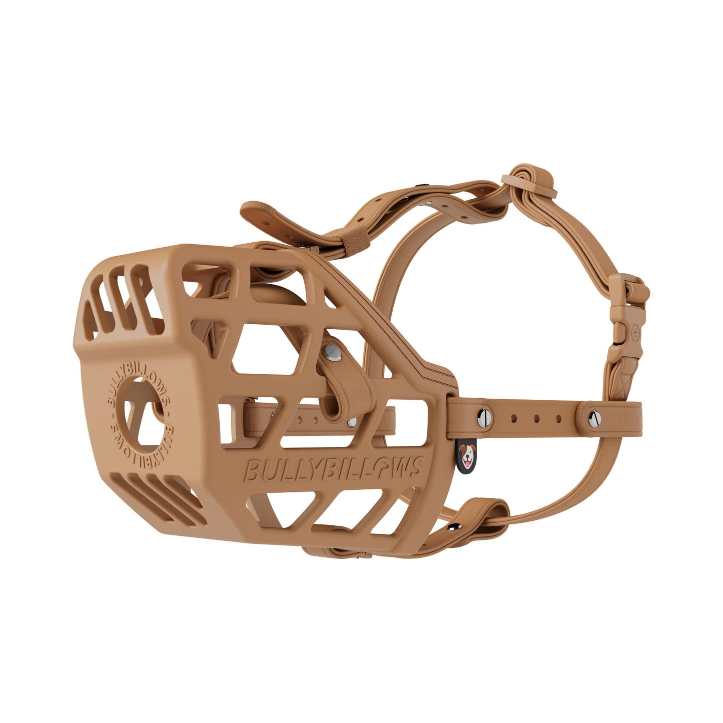 Premium Comfort Muzzle | x2 Additional Head Straps - Tan