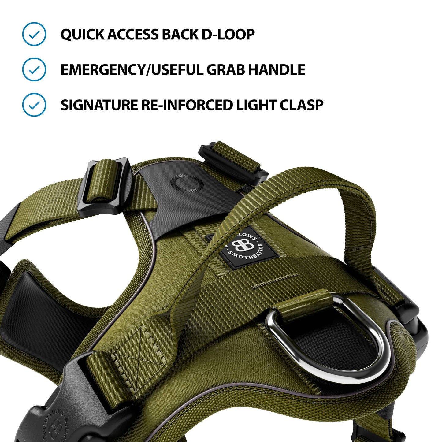 Anti Pull Hurricane Harness Lighter | With Handle - Olive Green