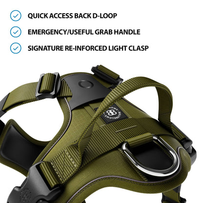 Anti Pull Hurricane Harness Lighter | With Handle - Olive Green