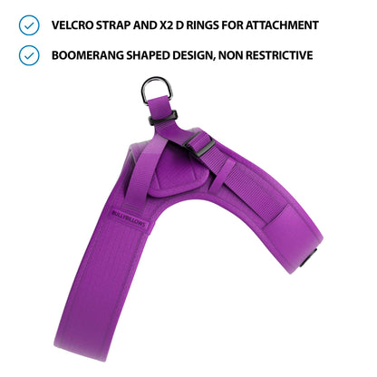 Boomerang Harness - XS-M Breeds - Purple