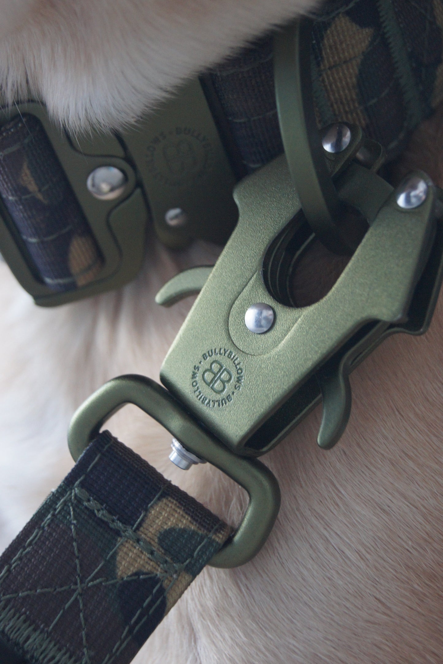 2.5cm Lighter Combat® Collar | With Handle & Secure Clip - Pink Camouflage