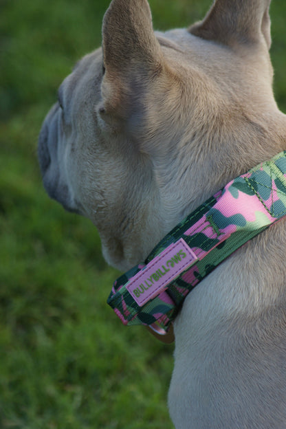 5cm Lighter Combat® Collar | With Handle & Secure Clip - Green Camouflage