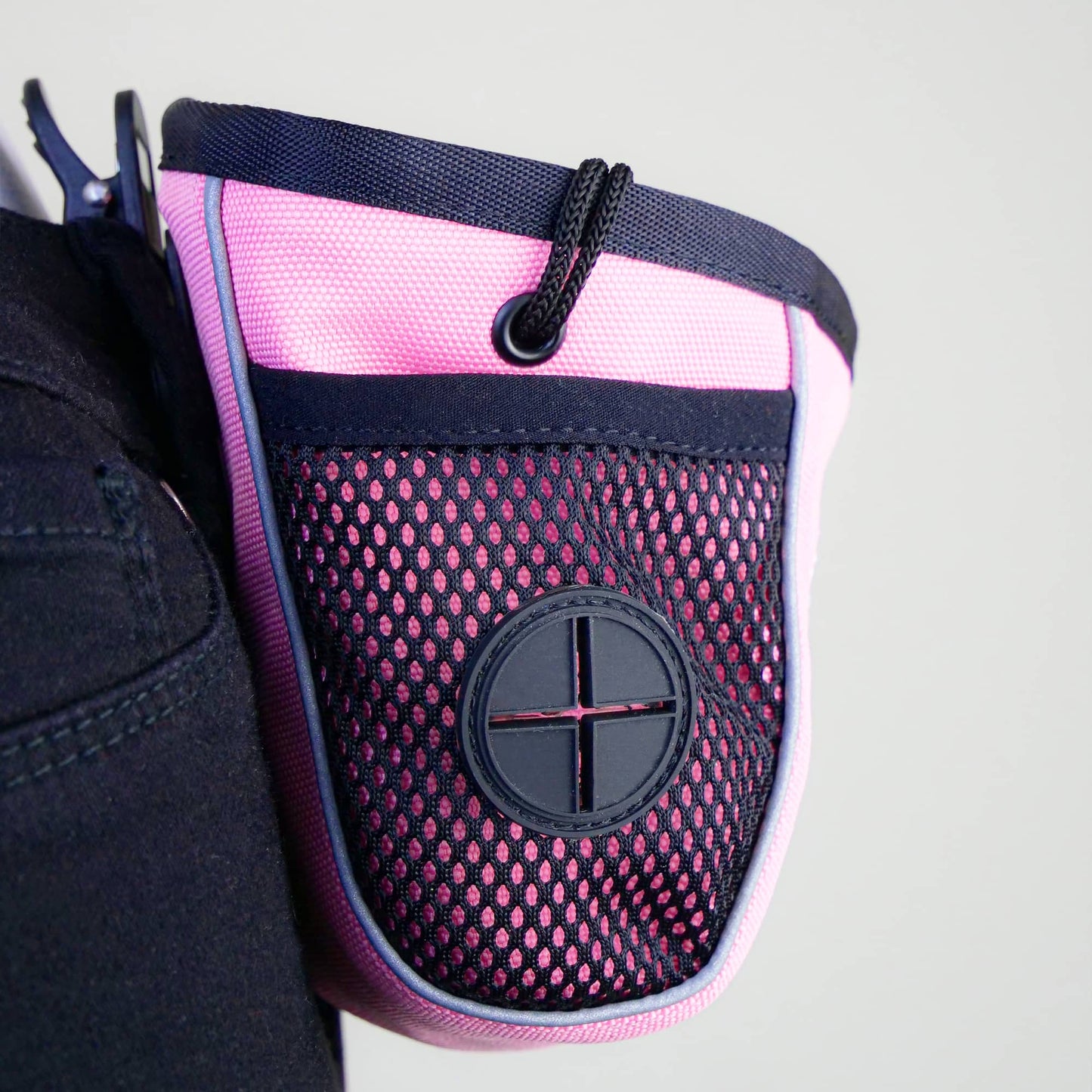 Dog Treat Pouch | Attachable with Poop Bag Holder - Pink