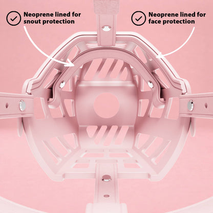 Premium Comfort Muzzle | x2 Additional Head Straps - Pink