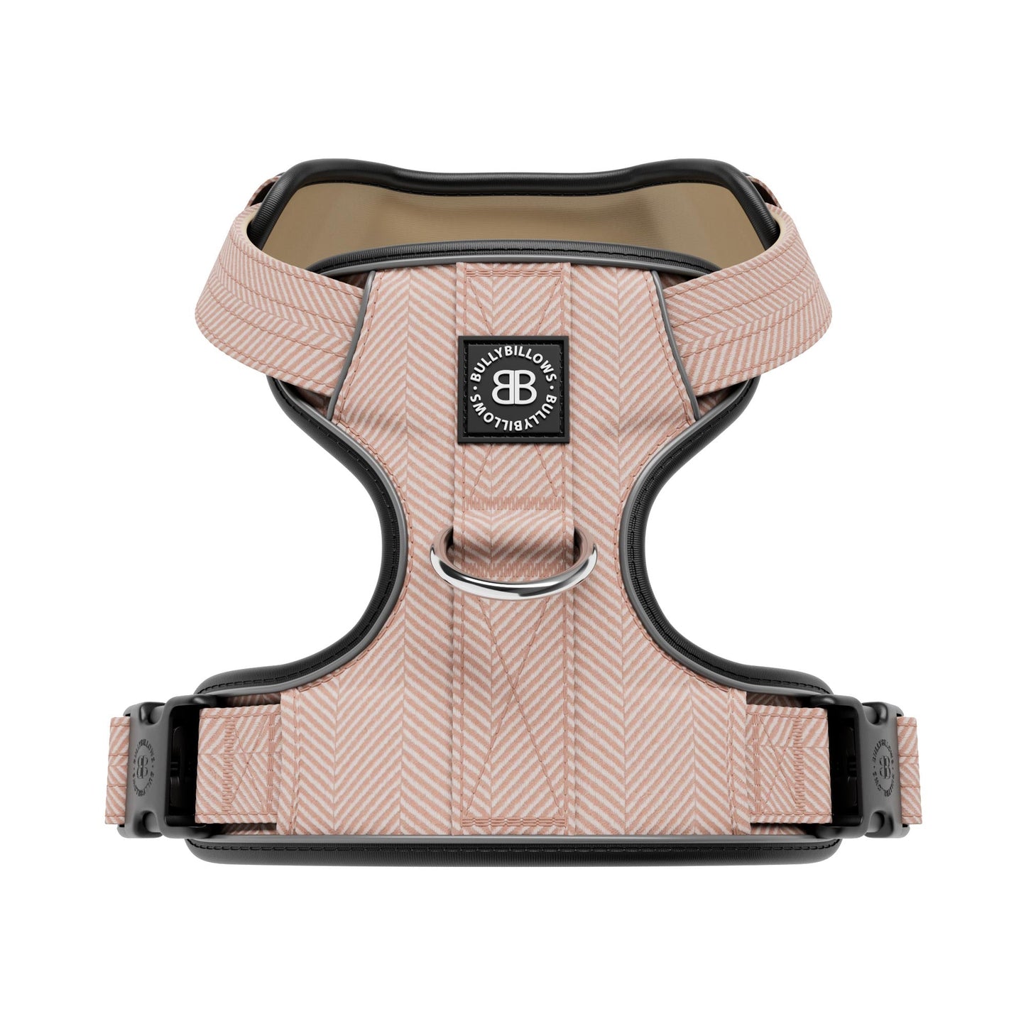 Premium Comfort Herringbone Harness | Non Restrictive - Elegant Cream