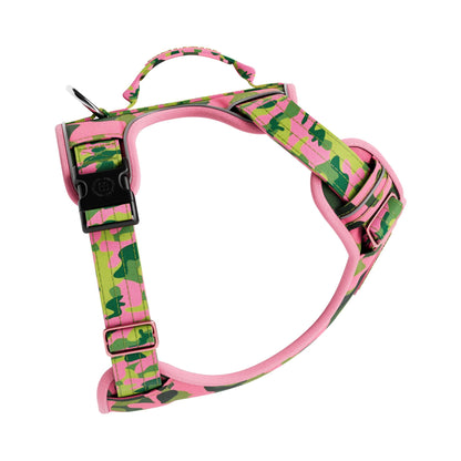 Comfort Premium Harness | Non Restrictive - Pink Camouflage