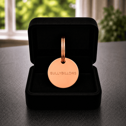 Dog ID Tag - Rose Gold (With Gift Box)