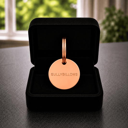 Dog ID Tag - Rose Gold (With Gift Box)