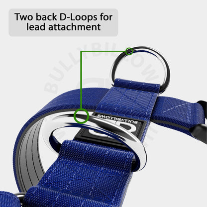 Anti-Pull TRI-Harness® | Training Dog Harness for All Breeds - Blue