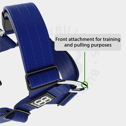 Anti-Pull TRI-Harness® | Training Dog Harness for All Breeds - Blue