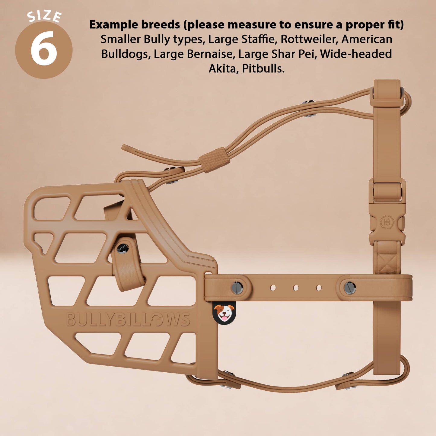 Premium Comfort Muzzle with 2 Straps - Doug Special Edition