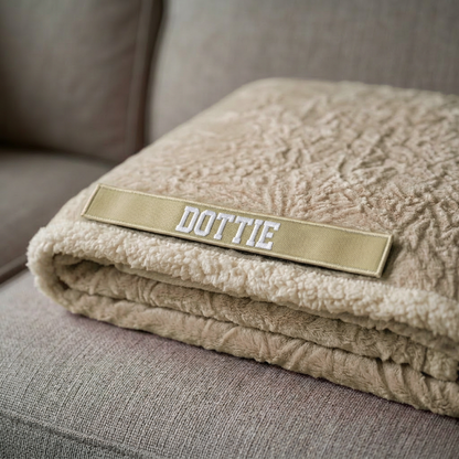 Solid Beige Edition | Luxury Human & Dog Blanket
