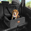 Dog Booster Car Seat with Pocket Black by Prismra