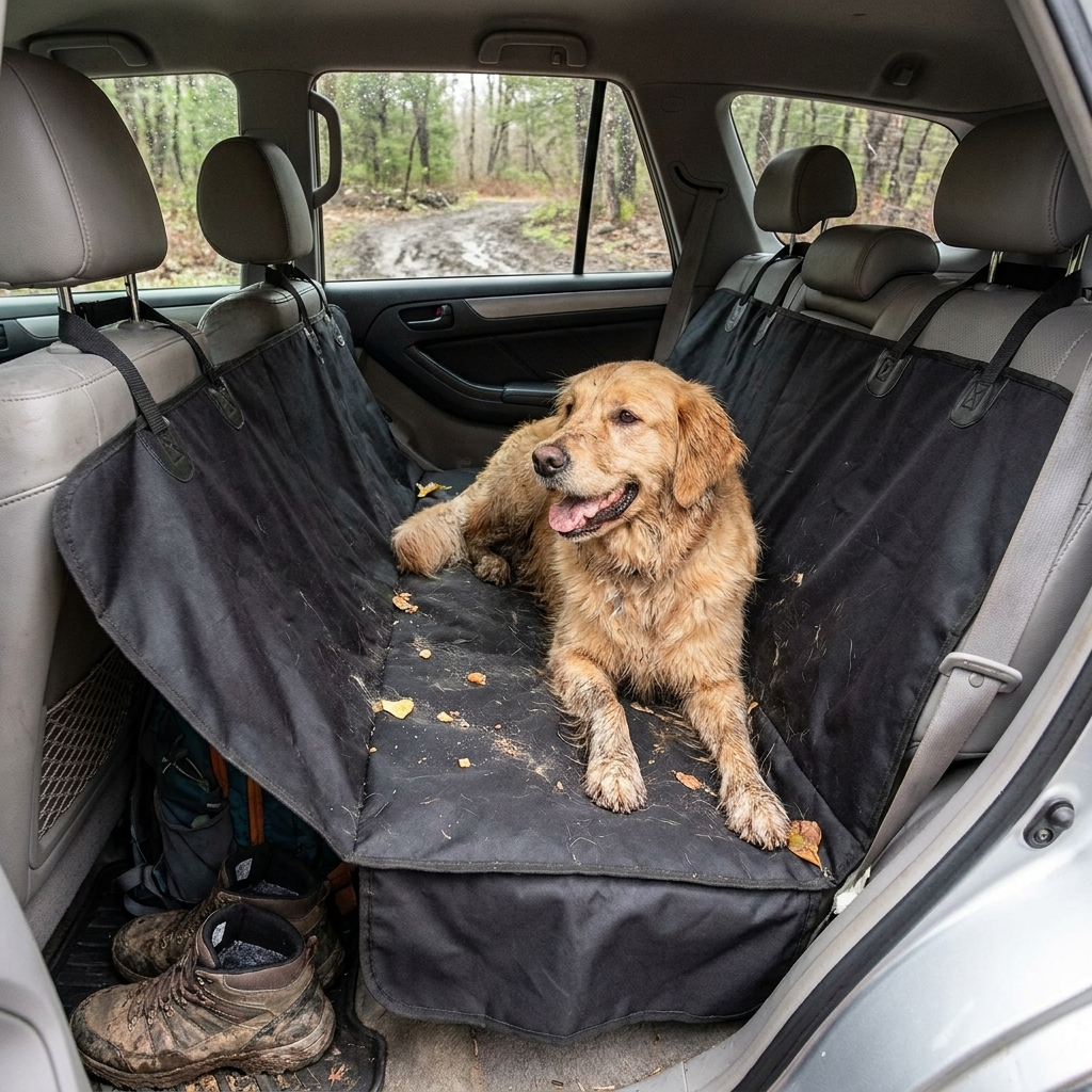 Waterproof Dog Car Seat Cover Hammock Prismra
